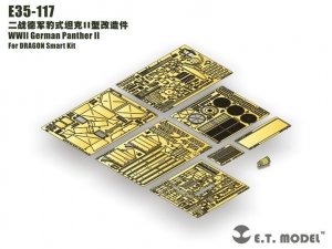 E.T. Model E35-117 WWII German Panther II (For DRAGON Smart Kit) (1:35)