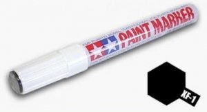 Tamiya 89301 Black Paint Marker (XF-1 Flat)