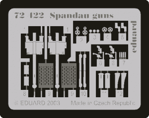 Eduard 72422 Spandau Guns WWI 1/72