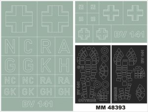 Montex MM48393 BV-141 HOBBY BOSS 81728 1/48