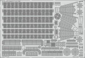Eduard 53274 USS Intrepid CV-11 pt.3 TRUMPETER 1/350