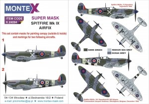 Montex K24094 SPITFIRE IXc for AIRFIX 1/24