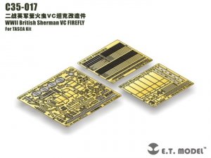 E.T. Model C35-017 WWII British Sherman VC FIREFLY For TASCA Kit 1/35