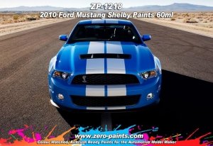 Zero Paints ZP-1218GRABBER 2010 Ford Mustang Shelby Grabber Blue CI 60ml