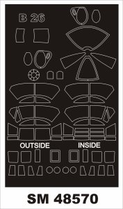 Montex SM48570 B-26B MARAUDER for ICM 1/48