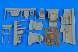 Aires 4625 Lavochkin La-5 cockpit set 1/48 Zvezda