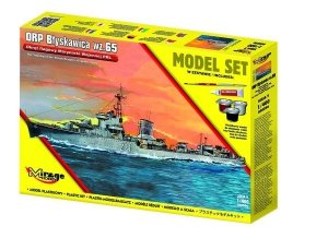 Mirage Hobby 840096 ORP Błyskawica wz.65 Okręt flagowy Marynarki Wojennej PRL MODEL SET 1/400