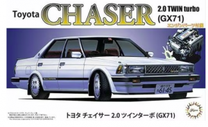 Fujimi 047270 Toyota Chaser 2.0 Twin Turbo GX71 w/Window Frame Masking 1/24