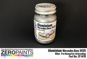 Zero Paints ZP-1478 Aluminium Mercedes-Benz W125 Paint 60ml