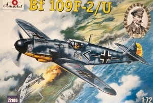 A-Model 72186 Messerschmitt BF-109F2/U German IIWW Fighter 1/72