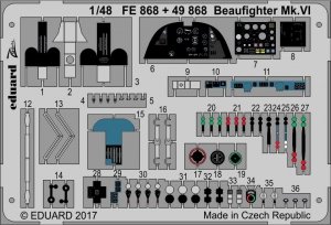 Eduard 49868 Beaufighter Mk. VI TAMIYA 1/48