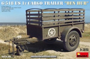 MiniArt 35436 G-518 US 1t CARGO TRAILER “BEN HUR” 1/35
