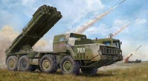 Trumpeter 01020 Russian 9A52-2 Smerch M multiple rocket launcher of RSZO 9k58 Smerch MRLS