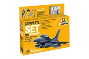 Italeri 72009 F-16 C/D Night Falcon - Complete Set For Modeling 1/72