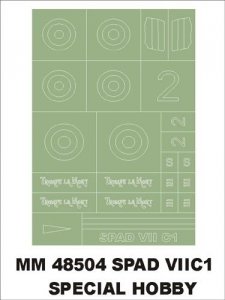Montex MM48504 Spad VIIc SPECIAL HOBBY SP48009 1/48