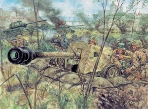 Italeri 6096 German PAK-40 Anti-Tank Gun w/ Crew