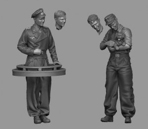 Panzer Art FI35-121 StuG crew with puppy set 1/35