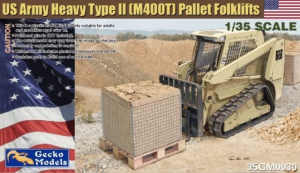 Gecko Models 35GM0030 US Army Heavy Type II (M400T) Pallet Folklift 1/35
