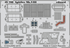 Eduard 49708 Spitfire Mk. VIII 1/48 EDUARD