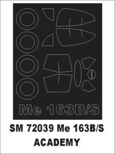 Montex SM72039 Me-163 Komet ACADEMY