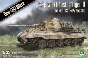 Das Werk DW35013 PzKpfwg. VI Ausf.B Tiger II Sd.Kfz.182 - s.Pz.Abt.505 1/35