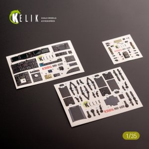 KELIK K35014 MH-60R interior 3D decals for Kitty Hawk kit 1/35