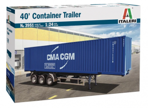 Italeri 3951 40' CONTAINER TRAILER 1/24