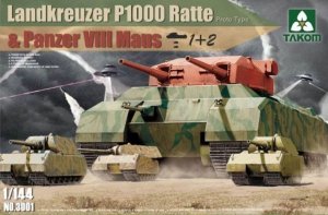 Takom 3001 Landkreuzer P1000 Ratte 1/144