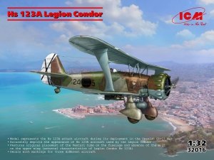 ICM 32016 HS 123A-1 Legion Condor 1/32