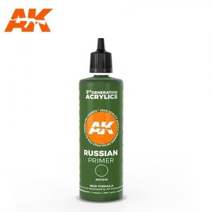 AK Interactive AK 11246 RUSSIAN GREEN SURFACE PRIMER 100ML