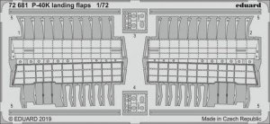Eduard 72681 P-40K landing flaps 1/72 SPECIAL HOBBY