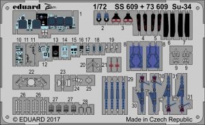 Eduard 73609 Su-34 TRUMPETER 1/72
