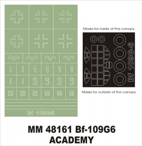 Montex MM48161 BF-109G6 	ACADEMY