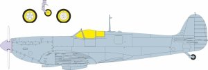 Eduard JX346 Supermarine Spitfire Mk.Vb - Mask Set (for Kotare Kits) 1/32
