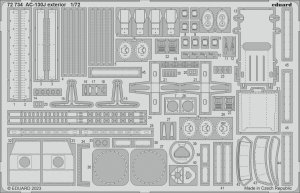 Eduard 72734 AC-130J exterior ZVEZDA 1/72