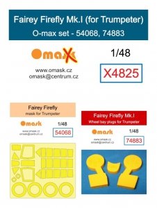Omask X4825 Fairey Firefly Mk.I O-max set for Trumpeter 1/48