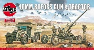 Airfix 02314V Bofors Gun & Tractor 1/76