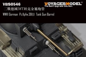 Voyager Model VBS0546 WWII German Pz.Kpfw.38(t) Tank Gun Barrel（For TRISTAR DRAGON TAMIYA) 1/35