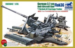 Bronco CB35042 German 3.7cm Flak36 (1:35)
