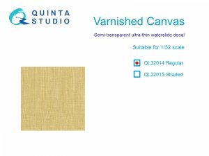 Quinta Studio QL32014 Varnished Canvas, regular 1/32