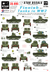 Star Decals 35-895 Finnish tanks in WW2 part 3 1/35