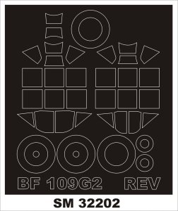 Montex SM32202 BF 109G-2 for REVELL 1/32