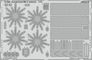 Eduard 72688 Sunderland Mk. V exterior 1/72 SPECIAL HOBBY