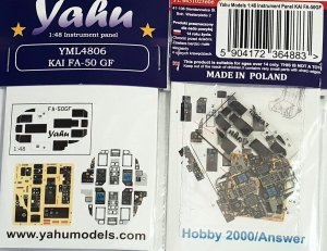 Yahu YML4806 KAI FA-50GF - Instrumet Panel (for Hobby 2000 and Answer Kits) 1/48