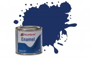Humbrol AQ0015 Enamel Paint: 15 Midnight Blue Gloss (50 ml)