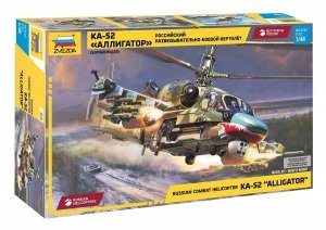 Zvezda 4830 Ka-52 Alligator Russian Attack Helicopter 1/48