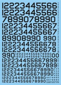 Techmod 72110 - U.S. Serial & Code Numbers (1:72)