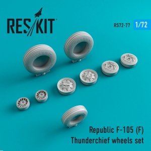 RESKIT RS72-0077 F-105F THUNDERCHIEF WHEELS SET 1/72