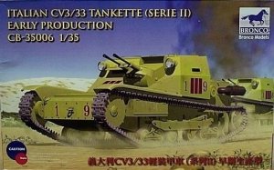 Bronco CB35006 Italian CV L3/33 Tankette Serie II 1/35