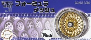 Fujimi 193526 Wheel Series No.11 Formula Mesh 14-inch 1/24